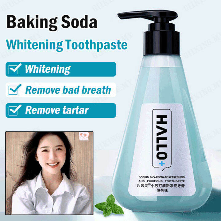 GIIKING Baking Soda Fresh Breath Cleaning PushType Yellowing And Stain