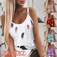 QianXing Shop Women Summer Fashion Lace Print Sleeveless Tank Tops Hot Deep V Neck Solid Color Hollow Out Blouse Tops Plus Size S-5XL