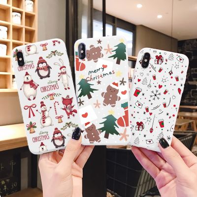 Xmas Case For Huawei Mate 20 P30 P20 Pro P40 Lite Y7 Y9 Prime P Smart 2019 2021 Honor 10 20 60 50 8A X8 9X 8X 10i 20i Lite Cover