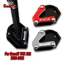 ♀✔◄ For Benelli TRK 502 TRK502 2020-2022 2021 Motorcycle Accessories CNC Aluminum Kickstand Side Stand Enlarger Extension Pad