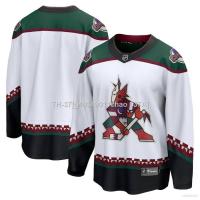 ☍♕₪ g40349011chao 037A เสื้อยืดแขนยาว พิมพ์ลาย Jay NHL Arizona Coyotes Away Jersey Hockey พลัสไซซ์