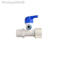 ✧♞ Reverse Osmosis RO Feed Tee Plastic Ball Valve 1/4 3/8 Hose Quick Coupling 1/2 Male 3 Way Faucet Water Purifier Tap Connector