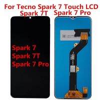 KF6N KF6J หน้าจอ LCD สำหรับ Tecno Spark 7ของแท้ของแท้หน้าจอสัมผัส LCD สำหรับ Tecno Spark 7 Pro LCD Spark 7T อะไหล่ LPL37133จอสัมผัส