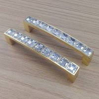 【CW】 96MM Gold Handle Drawer Knobs Wardrobe Cabinets Cupboard Dresser Sliding Door Push Pull