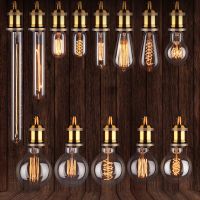 E27 E14 40W Retro Edison LED Filament Bulb Lamp AC220V Light Bulb Glass Bulb Vintage Candle Light for Bar Retro Art Decor