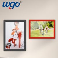 ◑ Wgo Magnetic Free A3 A4 A5 Photo Frame Children Drawing Diamond Painting Art Wall Poster Frame Self Adhesive Picture Hanger