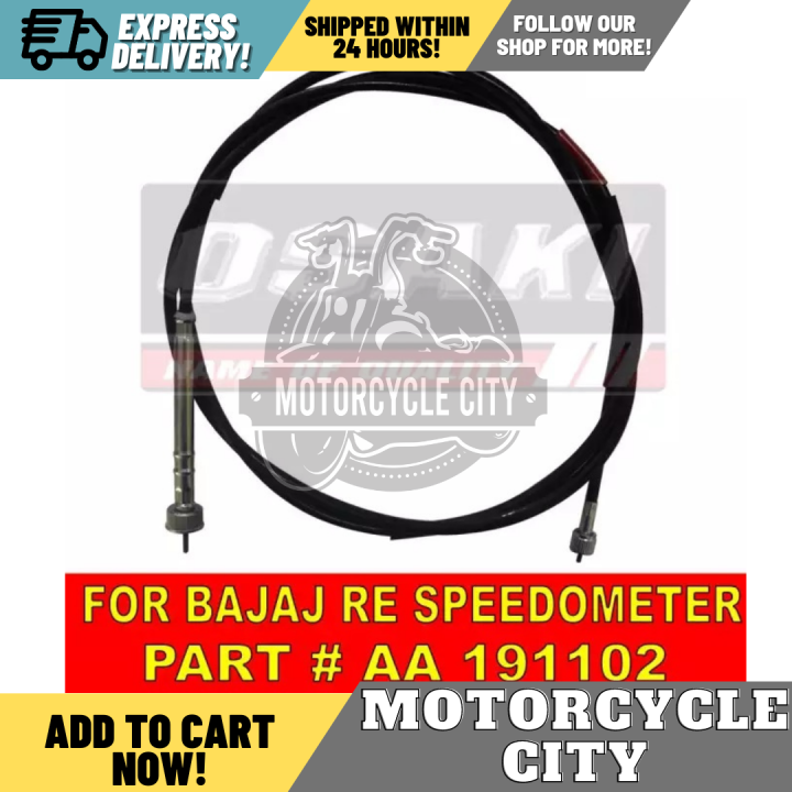 Osaki Motorcycle Speedometer Cable for BAJAJ RE/RE FI PART AA 191102