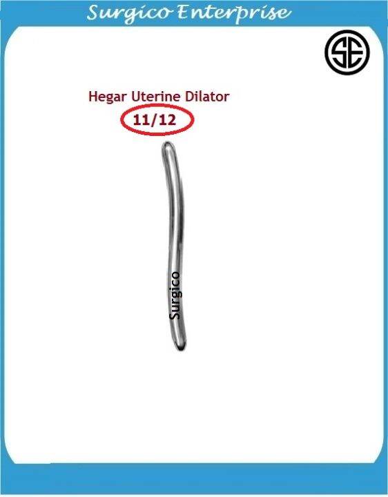 Hegar Dilator 11/12 Surgical Medical Use Lazada