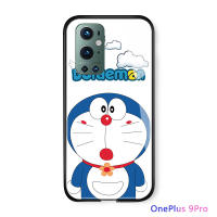 UCUC เคสโทรศัพท์เคสสำหรับ OnePlus 9 Pro กรณี OnePlus9 Pro การ์ตูนเคสมือถือ เคสโทรศัพท์ เคสสาว Doraemon เคสมือถือลายแมว Glossy กระจกเทมเปอร์กลับเคสห่อหุ้มเคสโทรศัพท์