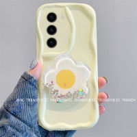 เคส Samsung Galaxy S23 S22 S21 FE S23 + Ultra Plus 5G Phone Case เคสสีมาการุหนึ่งรูปดอกทานตะวันกันกระแทกกรอบซิลิโคนนิ่ม2023