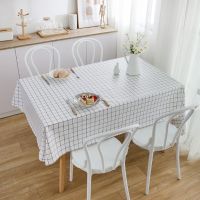 INS Style Table Cloth PVC Tablecloth Washable Waterproof Oil-proof Rectangular Table Cover Restaurant Coffee Table Mat