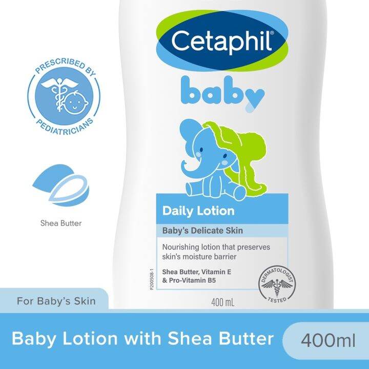 Cetaphil Baby Daily Lotion 400ml [Gentle and Hydrating / with Shea