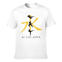 2023 Bruce Lee Be Like Water T Shirt Martial Arts Star Mens Casual T-Shirt Big Print 100 Cotton Tshirt Large Size S-4XL-5XL-6XL