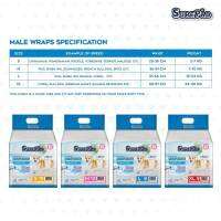 SuperPad  Male Wraps โอบิสุนัขเพศผู้ Protection 6 ชม.