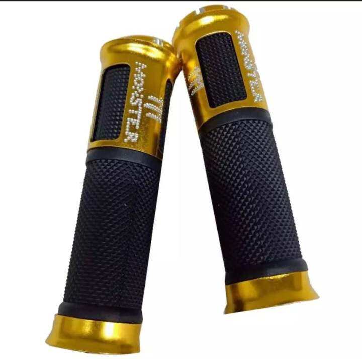 gold handlebar grips