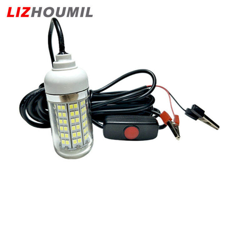 โคมไฟปลา-ip68-12v-24v-ไฟตกปลาใต้น้ำ108led-สำหรับมืออาชีพไฟเลี้ยงปลาตัวหนีบปากจระเข้ดึงดูด