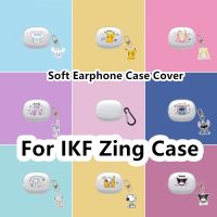 【Discount】 For IKF Zing Case Summer Style Cartoon for IKF Zing Casing Soft Earphone Case Cover