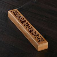 Retro Buddhism Wood Incense Holder Censer Joss stick Inserted Ash Catcher Aromatherapy Tools Home Decoration Handcrafts