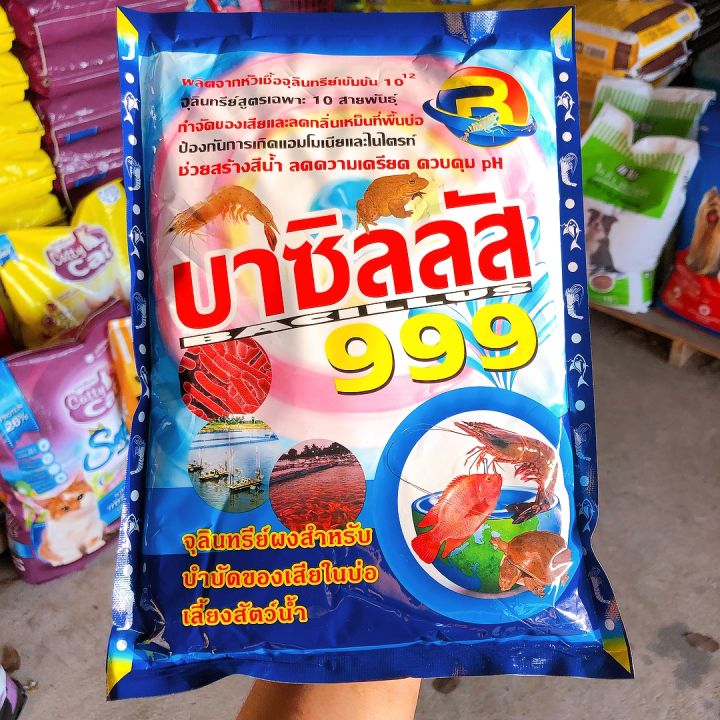 จุลินทรีย์-999-จุลินทรีย์ผงสำหรับบำบัดน้ำเสียในบ่อเลี้ยงสัตว์น้ำ-ช่วยสร้างสีน้ำ-ลดความเครียด-ควบคุม-ph-ผลิตจากหัวเชื้อจุลินทรีย์