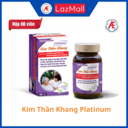 Kim Thần Khang Platinum 1 lọ x 60 viên - Giúp dưỡng tâm, an thần, tăng