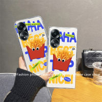 Phone Case เคส OPPO A58 4G พิมพ์ฉลากแฟชั่น OPPOA58 4G ปกหลังนิ่มซิลิโคนใส2023