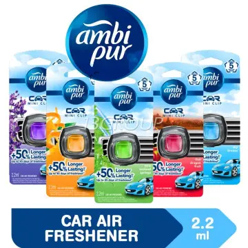 Ambi Pur Car Mini Vent Clip Air Freshener Fragrance Perfume 2ml. # Sky  Breeze for sale online