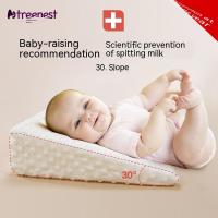 Baby anti-spitting slope pad anti-overflow and choking slope pillow Newborn lying cushion Feeding god pillow