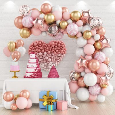 【CC】 Garland Arch 1st Birthday Decoration Kids Wedding baby shower Baloon