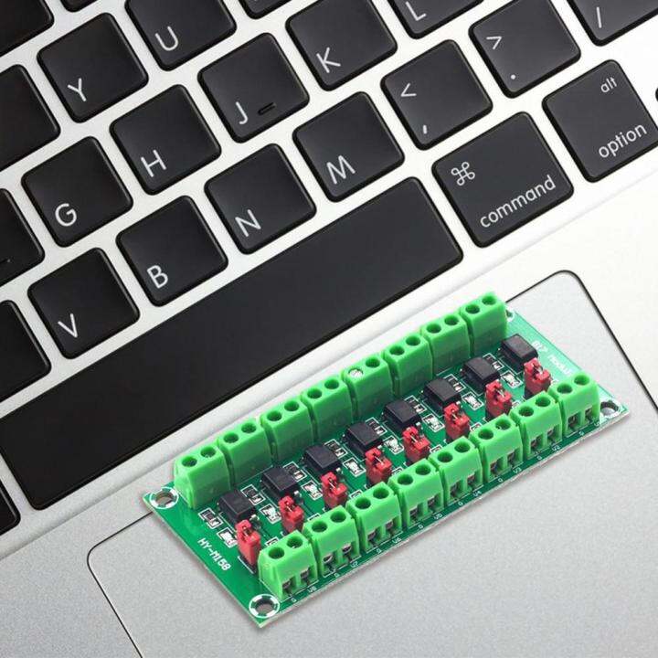 817แรงดันไฟฟ้า-optocoupler-บอร์ดแบบแยกสัญญาณออกจากกัน3-6-30v-ควบคุมแรงดันไฟฟ้าโมดูลการโอนโมดูลการแปลงแรงดันไฟฟ้า8ทาง