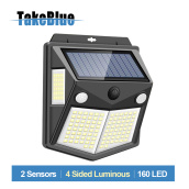 TakeBlue đèn năng lượng mặt trời 160 Led 2 Cảm biến chuyển động