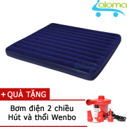 Kèm bơm điện - Đệm hơi cao su phủ nhung cao cấp thư giãn êm ái chống đau