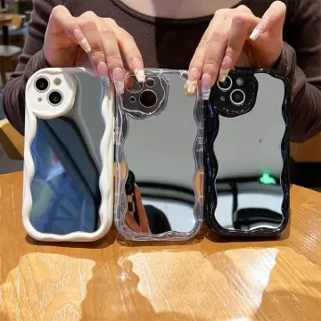 New Fashion Cute Transparent Curly Wave Case for iPhone 11 12 13 Pro Max 13  Pro