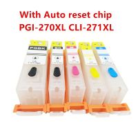 【discount】 KN Group หมึกเติม Cli271 Pgi270 CLI-271 PGI-270หมึกเติมได้สำหรับ MG5720 PIXMA MG5721 MG5722 MG6820 MG6822 TS5020 TS6020