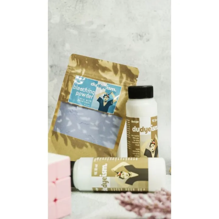 Bleaching Set Dudyeism Bleaching Powder + Developer 9 30 volume