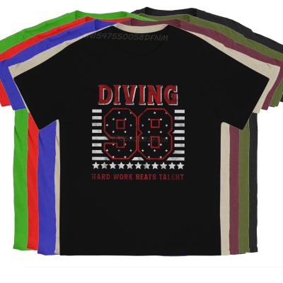 Diving Male T Shirt 98 Fashion T-shirts Harajuku Camisas Man New Trend Fathers Day Fashion Funny Design Top &amp; Tees