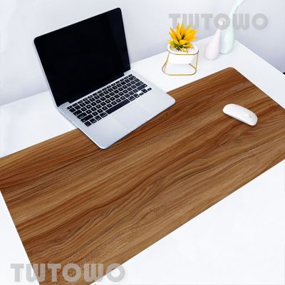 Brown Wood Grain Wooden Floor Mouse Pad Hot Sell Large Desk Mat Keyboard Pad MousePad Table Mat Natural Rubber Office Carpet Basic Keyboards