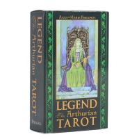 Portable Arthurian Tarot Cards 78pcs Reusable Divination Cards Table Game Multifunctional Playing Card Board Games Tarot Cards for Gathering vividly