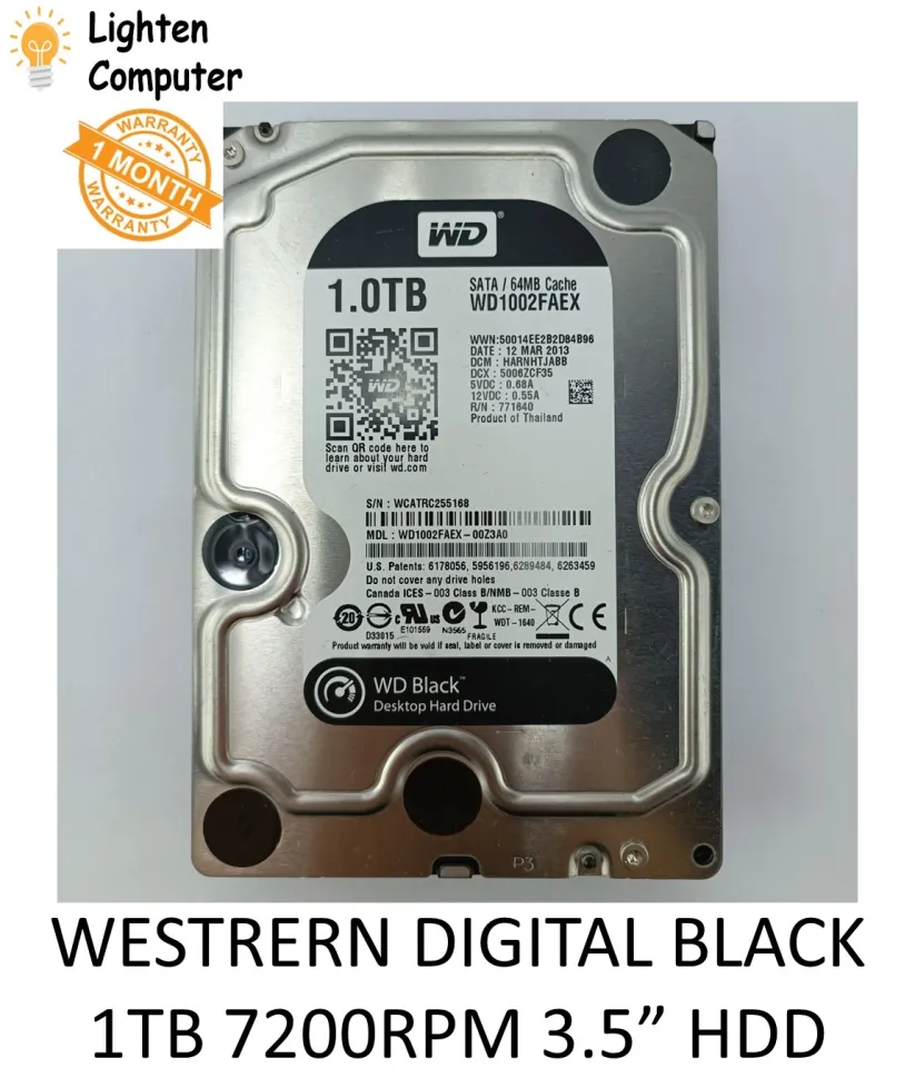 Western Digital HDD 1tb wd1002faex sata3.0?7200rpm 64?M-