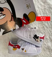 รองเท้าผ้าใบ อาดีดาส (Super x Mickey) งาน HIEND size 36-45 Full set รองเท้าผ้าใบผู้หญิงเละผู้ชาย