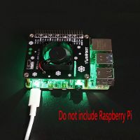 【▼Hot Sales▼】 fuchijin77 พัดลม Led Raspberry Pi 4 Model B Gpoi สำหรับ3b ราสเบอร์รี่/3b/พัดลม3a