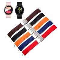 20mm Soft Silicone Band Rubber Watch Strap for Samsung Galaxy Watch Active 2 Gear Sport S4 Galaxy 42mm 【BYUE】