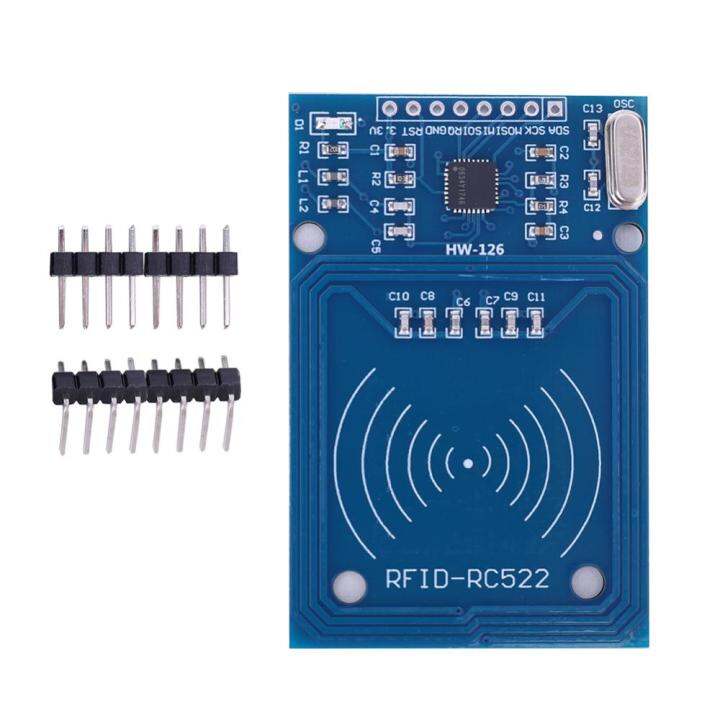 rc522-mifare-rf-13-56mhz-การ์ด-ic-เซ็นเซอร์โมดูล-rf-เครื่องอ่านการ์ดโมดูลโมดูลเครื่องอ่านบัตร-rfid-สำหรับ-arduino-ราสเบอร์รี่-pi