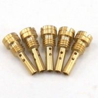 5PCS Slow Pilot Jet Injector Nozzle Motorcycle Carburetor Main Jets For Keihin CV CVK FCE CARB N424-25 38 40 42 45 48