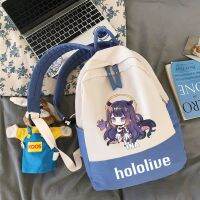 ? HOLOLIVE shark niang ga blare gura lovely student leisure backpack laptop bag Vtuber animation school bag