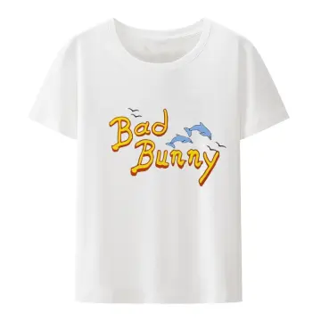 Singer Bad Bunny UN VERANO SIN TI Music Album Double Sided Print Graphics T  Shirt Unisex Hip Hop T Shirts Oversized Streetwear - AliExpress