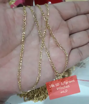 Unlistore PH 18K Saudi Gold Necklace with Pendant