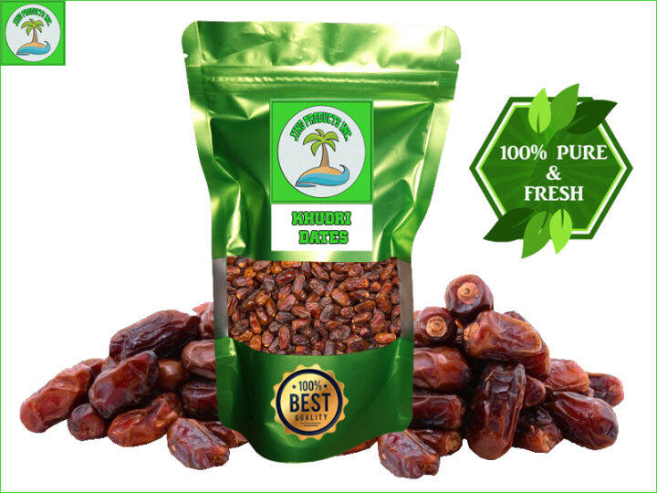 Khudri Dates Fruit (200g, 500g, 1000g, 3000g) - Imported From Saudi 