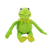 ตุ๊กตาตุ๊กตาสัตว์ยัดไส้นุ่มกบ Kermit สำหรับเด็ก,ตุ๊กตาหนานุ่มสตรีทงา41ซม.