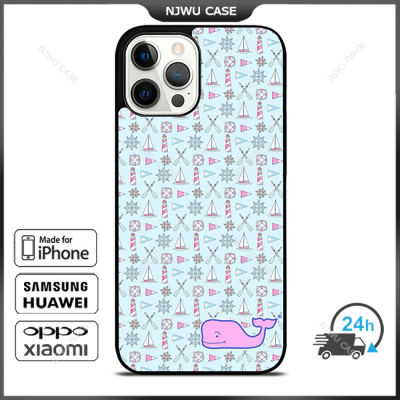 KateSpade 033 Whale Pattern Phone Case for iPhone 14 Pro Max / iPhone 13 Pro Max / iPhone 12 Pro Max / XS Max / Samsung Galaxy Note 10 Plus / S22 Ultra / S21 Plus Anti-fall Protective Case Cover
