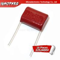 10PCS 400V225J 2.2UF Pitch 20M  225J400V 225 400V 2200PF igmopnrq CBB Polypropylene film capacitor new Electrical Circuitry Parts